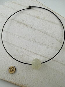 Vintage Mermaid Sea Glass Choker – Authentic Caribbean Sea Glass Necklace - Unique Beach Jewelry
