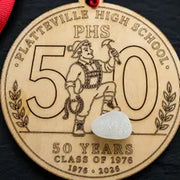 Custom Class Reunion Ornament – Personalized School & Alumni Keepsake – 5th, 10th, 25th, 40th, 50th Reunion Gift