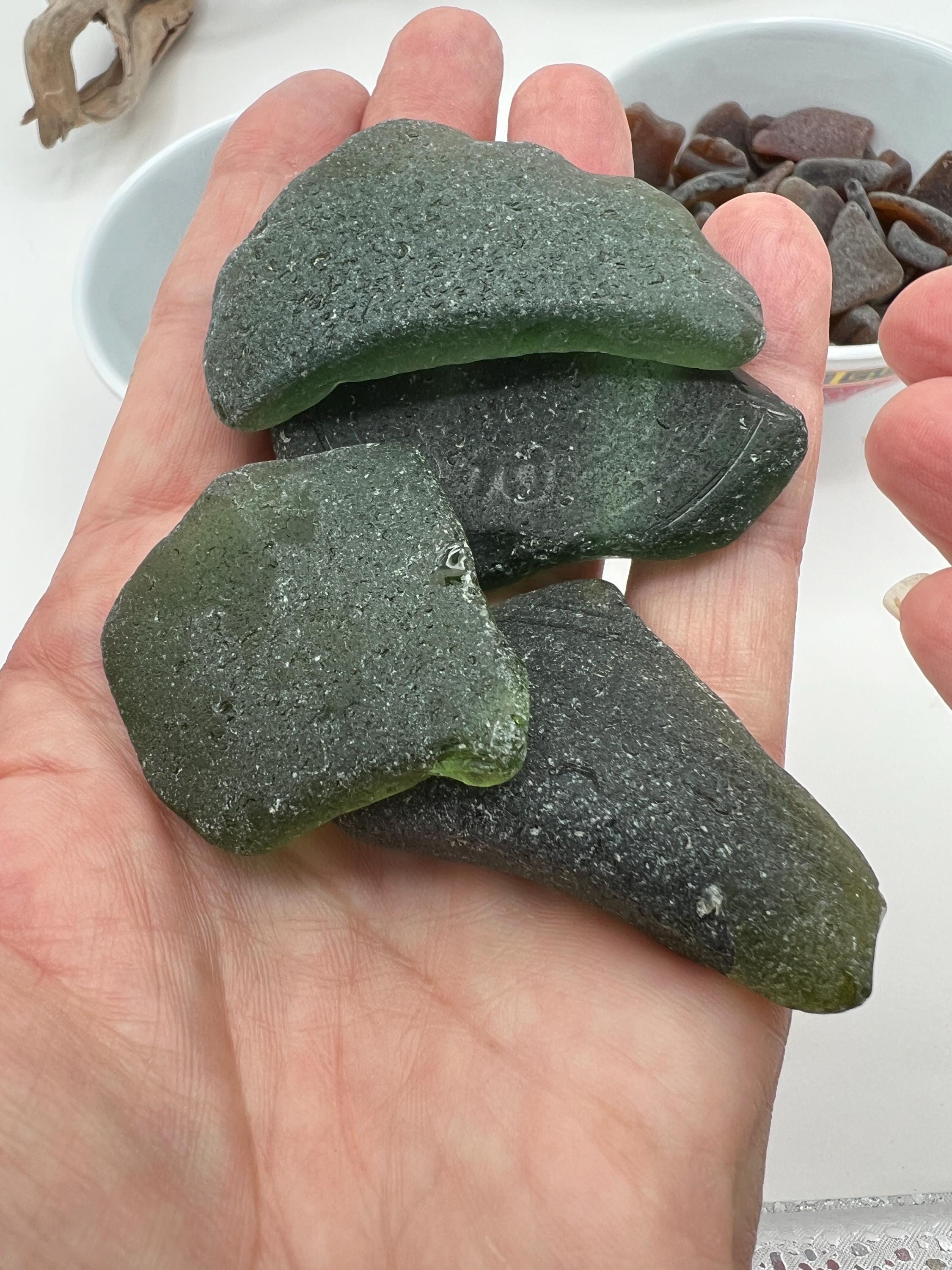Authentic Sea Glass, Handpicked, Genuine Caribbean sea tumbled glass, Craft Sea glass, 8-9 oz lots of genuine Caribbean Sea g