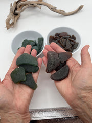 Authentic Sea Glass, Handpicked, Genuine Caribbean sea tumbled glass, Craft Sea glass, 8-9 oz lots of genuine Caribbean Sea g