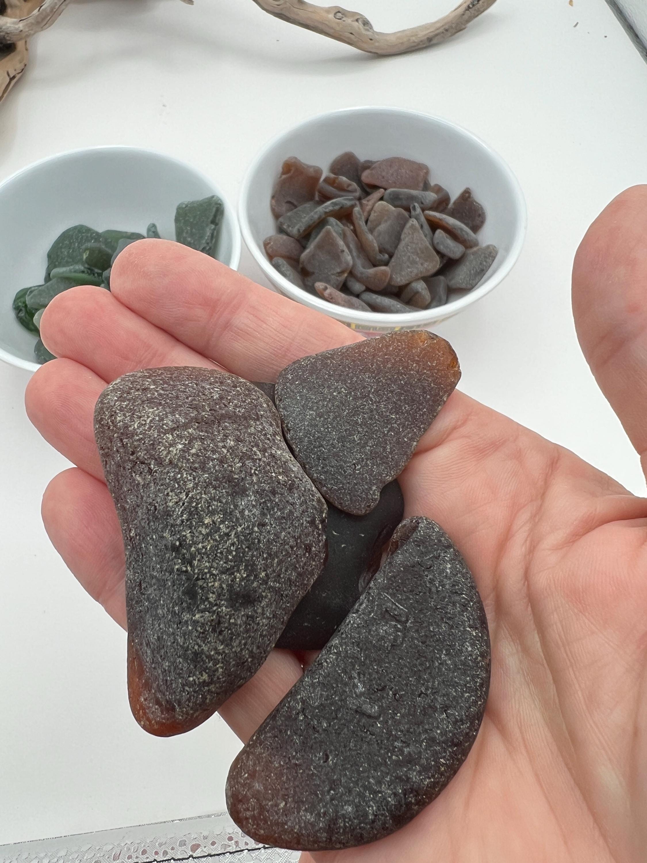 Authentic Sea Glass, Handpicked, Genuine Caribbean sea tumbled glass, Craft Sea glass, 8-9 oz lots of genuine Caribbean Sea g