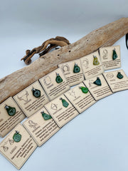 Engraved Sea Glass Zodiac Pendant: Handmade Caribbean Astrology Necklace