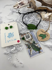 Mystery Sea Glass Gift Bag, Caribbean Treasures, Handmade Jewelry
