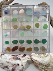 DIY Sea Glass Collection Kit: Real Caribbean & Seaham Glass, Mini Shells