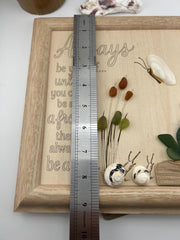 Sea Glass Frog Art – Whimsical Handmade Framed Wall Decor