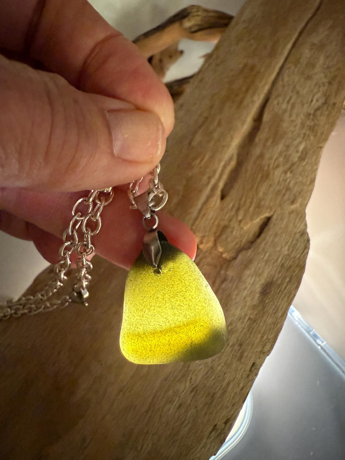 Rare Trio Pirate Sea Glass Necklaces – Authentic Caribbean Sea Glass Pendants, Unisex Stainless Steel Jewelry