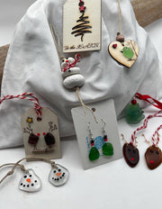 Mystery Sea Glass Gift Bag, Caribbean Treasures, Handmade Jewelry