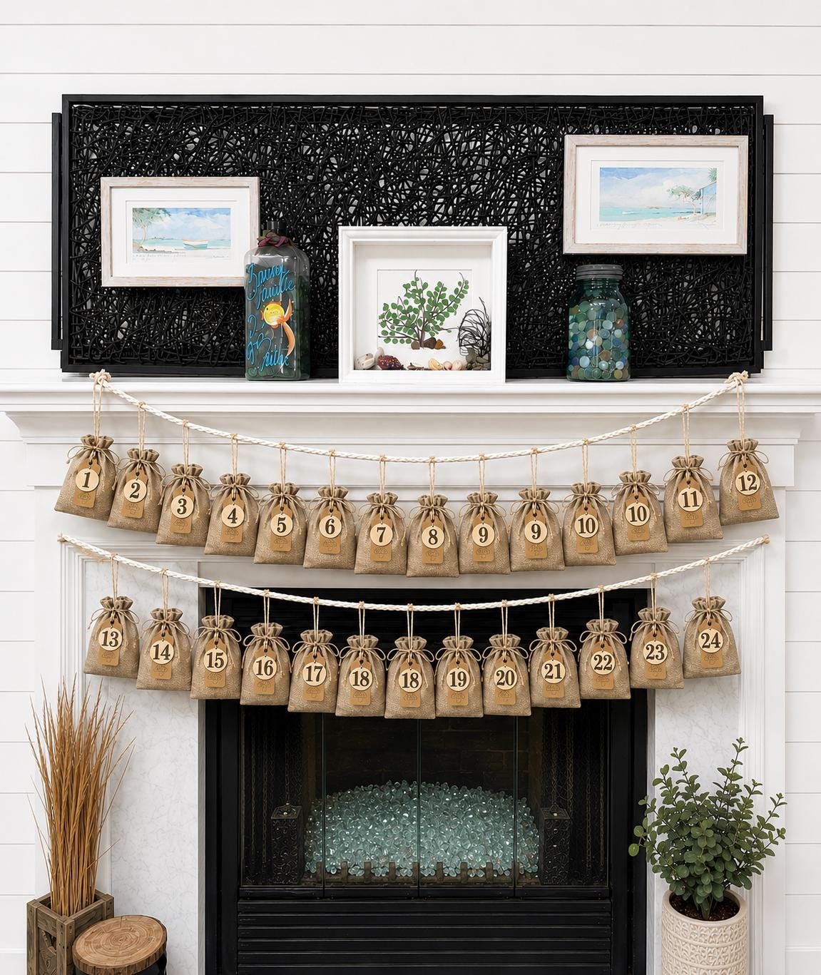 Sea Glass 24 Day Advent Calendar – Caribbean Treasures, Jewelry, Handmade Gifts