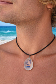 Authentic St Martin Sea Glass Necklace, Key Chain or Bracelet, SXM Island Jewelry, Real Caribbean Sea Glass Souvenir Gift