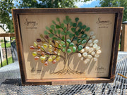 Celebrating All Seasons of Life | Sea Glass Tree of Life | Retirement, Birthday, Anniversary, Memorial & Milestone Gift