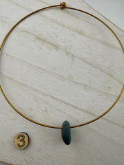 Vintage Mermaid Sea Glass Choker – Authentic Caribbean Sea Glass Necklace - Unique Beach Jewelry