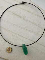 Vintage Mermaid Sea Glass Choker – Authentic Caribbean Sea Glass Necklace - Unique Beach Jewelry