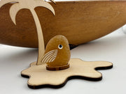 Personalized Shorebird Island™ | Genuine Sea Glass Bird Family | Custom Beach Decor | Family Keepsake | Add More Birds Anytim