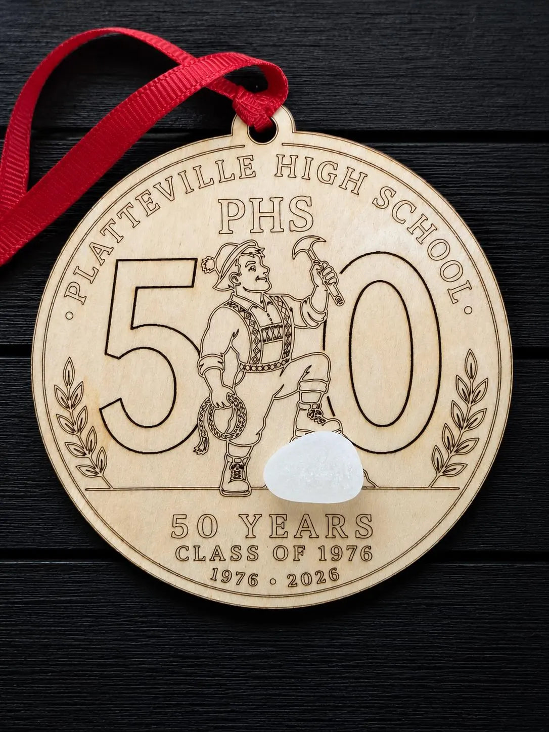 Custom Class Reunion Ornament – Personalized School & Alumni Keepsake – 5th, 10th, 25th, 40th, 50th Reunion Gift