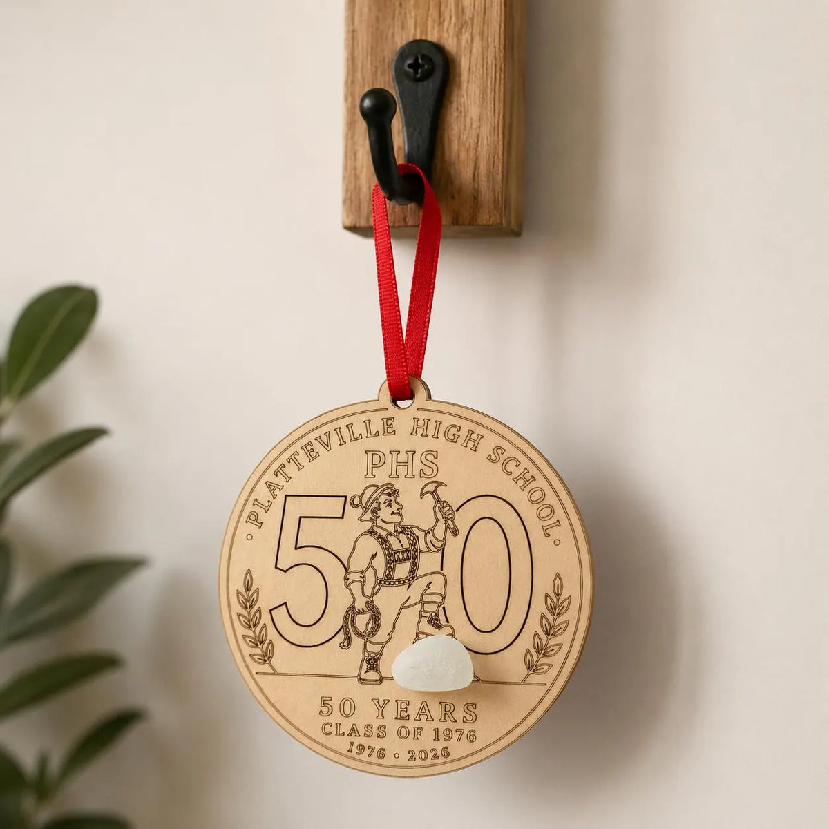 Custom Class Reunion Ornament – Personalized School & Alumni Keepsake – 5th, 10th, 25th, 40th, 50th Reunion Gift