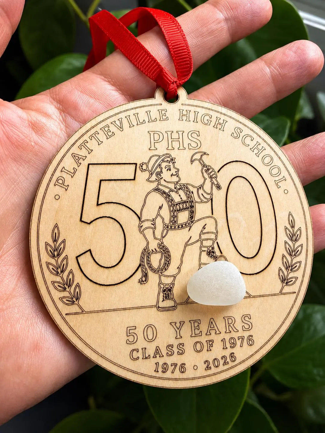Custom Class Reunion Ornament – Personalized School & Alumni Keepsake – 5th, 10th, 25th, 40th, 50th Reunion Gift
