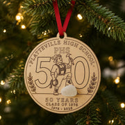 Custom Class Reunion Ornament – Personalized School & Alumni Keepsake – 5th, 10th, 25th, 40th, 50th Reunion Gift