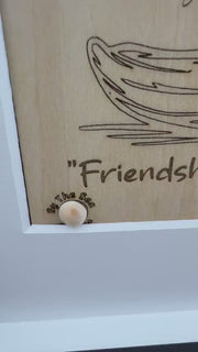 Etsy video 4393640639-2 | NEW Sea Glass Friendship Tree Art: Handmade Coastal Decor, Personalized Sea Glass  Friendship Gift