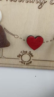 Etsy video 4358777080-2 | Sea Glass Friendship Plaque: Custom BFF Engraved Keepsake (Christmas) Ornament