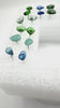 Etsy video 1755594489-1 | Caribbean Sea Glass & Resin Stud Earrings, Hypoallergenic Boho Jewelry