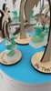 Etsy video 4325591089-1 | Mermaid Sea Glass Earrings with Palm Tree Holder, Caribbean Aqua Beach Glass Coastal Jewelry
