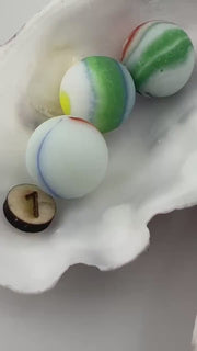 Etsy video 1733786210-1 | Rare Caribbean Sea Marbles - Genuine Sea Found Vintage Glass Marble Collection - Choose Your Exact Set - Collector's Gift