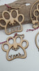 Etsy video 1801839673-1 | Personalized Wooden Pet Ornament, Christmas Paw Print Keepsake