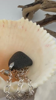 Etsy video 4358086137-1 | Rare Trio Pirate Sea Glass Necklaces - Authentic Caribbean Sea Glass Pendants, Unisex Stainless Steel Jewelry
