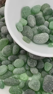 Etsy video 1831740089-1 | Authentic Caribbean Sea Glass Lots | Green or White Sea Glass | Hand Collected in Saint Martin | Naturally Frosted Beach Glass